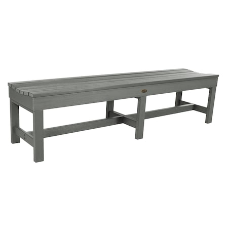 Highwood Usa 6ft Commercial Grade Backless Picnic Bench Outdoor Furniture for Patio, Yard and Garden CM-BENSQ61-CGE